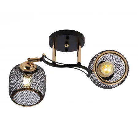 06443/2 BLACK+GOLD (4) Люстра (RL) 