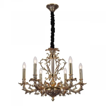 Подвесная люстра Lucia Tucci Firenze 1780.6 Antique Gold