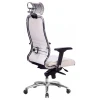 Компьютерное кресло KL-3.04, белый лебедь, кожа искусственная NewLeather