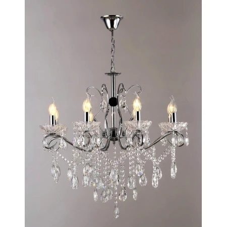 P6781/8 CR  (1) - Люстры Барокко (Свеча на ветру)