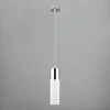 Светильник лофт подвесной со светодиодами Eurosvet 50135/1 LED хром/белый Светильник лофт подвесной со светодиодами Eurosvet 50135/1 LED хром/белый