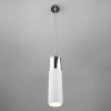 Светильник лофт подвесной со светодиодами Eurosvet 50135/1 LED хром/белый Светильник лофт подвесной со светодиодами Eurosvet 50135/1 LED хром/белый