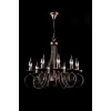 Люстра подвесная в классическом стиле Eurosvet 22404/8 черный с золотом