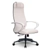 Кресло офисное Комплект 6, белый лебедь, кожа