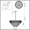 Подвесная люстра Odeon Light Catris 4972/5 Подвесная люстра Odeon Light Catris 4972/5