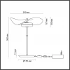 Настольная лампа Odeon Light Fluent 4859/10TL Настольная лампа Odeon Light Fluent 4859/10TL