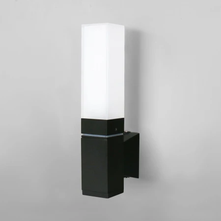 Уличный настенный светодиодный светильник Elektrostandard 1534 Techno Led черный 4690389168727