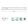 Модульный светодиодный светильник Gauss G 9023531206