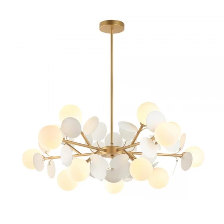Подвесная люстра Lumien Hall Ilmari LH4136/15P-GD-WT