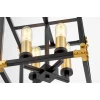 Подвесная люстра Lumina Deco Waldorf LDP 1140-4 BK+MD