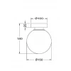 Настенный светильник Maytoni Basic form MOD321WL-01W