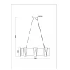 Подвесная люстра Arte Lamp Grato A4079LM-8CC