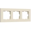 Рамка на 3 поста Werkel Slab айвори матовый W0032962 4690389193446