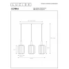 Подвесной светильник Lucide Corina 03447/03/38