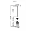 Подвесной светильник Moderli Glassy V10908-P