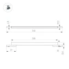 Трековый светодиодный светильник Arlight Mag-Microcosm-Flat-L300-8W Day4000 043272