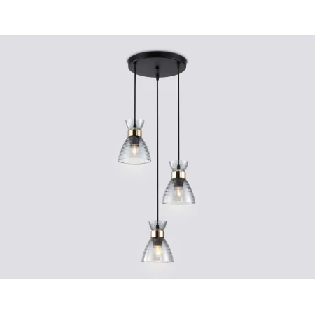 Светильник подвесной со стеклянными плафонами Ambrella light Traditional TR3408