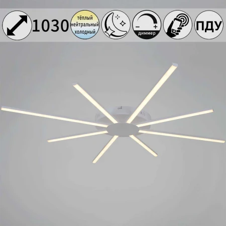 Светильник потолочный Reluce 06336-0.3-03 WH (RGB)