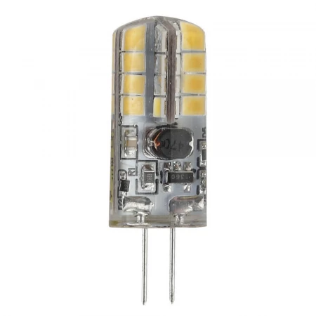 Лампа светодиодная ЭРА G4 2,5W 2700K прозрачная LED JC-2,5W-12V-827-G4 Б0033191