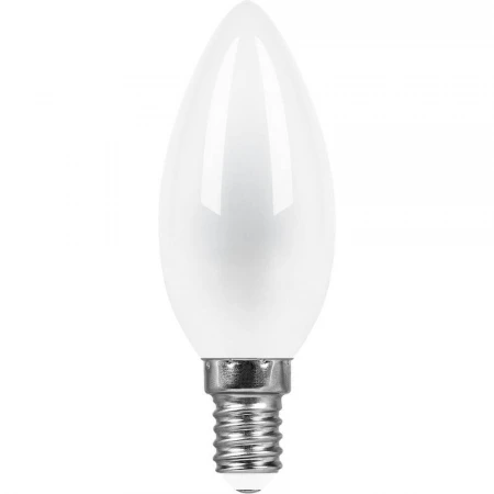 Лампа светодиодная Feron E14 9W 4000K Свеча Матовая LB-73 25957