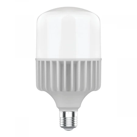 Лампа светодиодная Gauss E40 80W 6500K матовая 63438