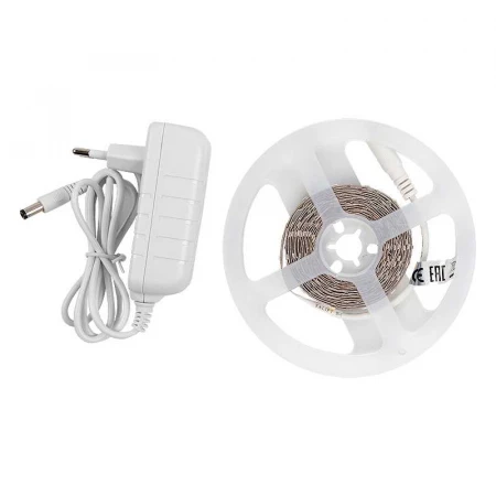 Лента светодиодная General GLS-2835-60-4.8-12-IP20-PRO-3-3-KIT готовый комплект 3м с адаптером