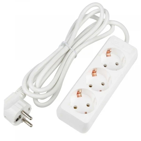 Удлинитель Uniel Ultra 3гн х 2м с/з S-GCU3-2 White UL-00010000