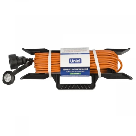 Удлинитель Uniel 1гн х 20м б/з UG /UCK-1N/2x1,00/20M/F IP44 Orange UL-00009868