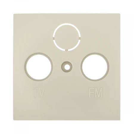 Накладка LK Studio розетки TV+FM+SAT, 2(3) отверстия (бежевый) LK60 865201-1