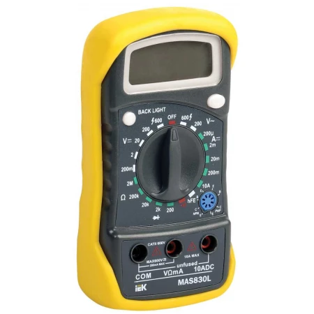 Мультиметр цифровой MASTER MAS830L IEK TMD-3L-830