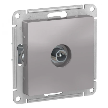 ТВ-розетка Systeme Electric AtlasDesign алюминий ATN000393