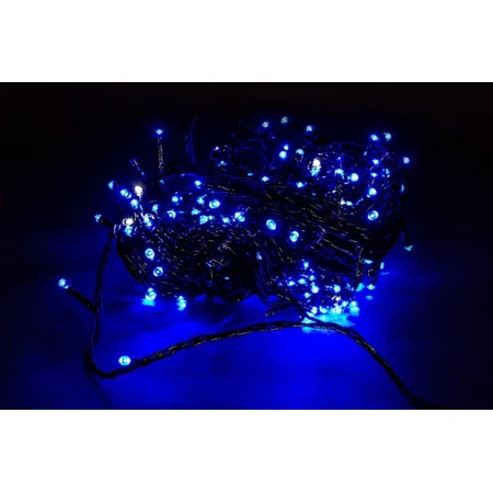 Cветодиодная гирлянда Sneha нить 230V синий/белый мерцающий A-244 BLUE/WITH FLASH