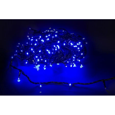 Cветодиодная гирлянда Sneha нить 230V синий/белый мерцающий A-047R BL/WT FLASH