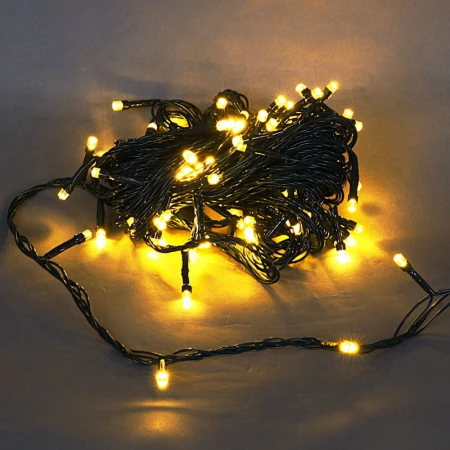 Cветодиодная гирлянда Sneha нить 230V теплый белый 8 режимов A-001A LED WW