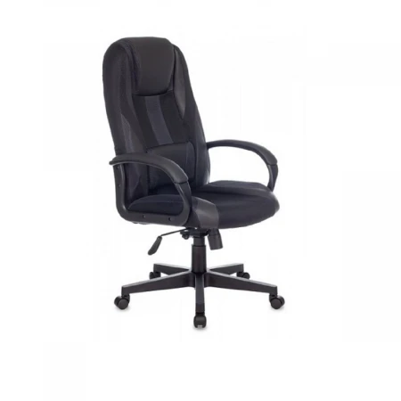 Игровое кресло TopChairs ST-Cyber 9 черный/серый текстиль/экокожа ST-Cyber 9 BLACK