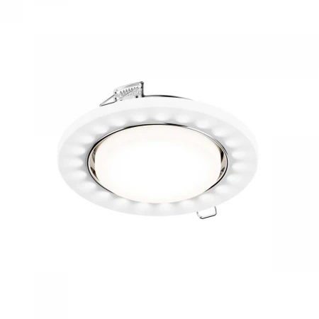 Встраиваемый светильник Hesby Lighting Aurora IP20, 15Вт + LED 4Вт, GX53, белый HSBL_0132 Встраиваемый светильник Hesby Lighting Aurora IP20, 15Вт + LED 4Вт, GX53, белый HSBL_0132