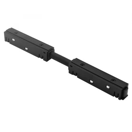 Коннектор питания угловой 45° ElDeko для шинопровода 48В, чёрный HSBL_0162