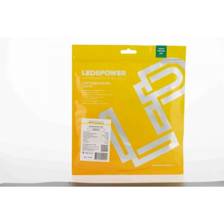 Светодиодная лента LEDS POWER 2835 192/м (18Вт/м) 24В теплая, серия ПРО125 009001 Светодиодная лента LEDS POWER 2835 192/м (18Вт/м) 24В теплая, серия ПРО125 009001
