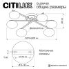 Потолочная светодиодная люстра Citilux Atman Smart CL226A163