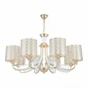 Подвесная люстра Arte Milano Florentia-3387 303387/8 Wh/Gd