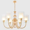 Подвесная люстра Crystal Lux ELENA SP6 GOLD
