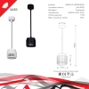 Подвесной светильник Reluce Technical 53018-0.9-001MN GX53 BK