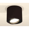Комплект накладного светильника Ambrella light Techno Spot XS7402001 SBK/PBK черный песок/черный полированный (C7402, N7002)