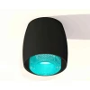 Комплект накладного светильника Ambrella light Techno Spot XS1142023 SBK/BL черный песок/голубой (C1142, N7194)