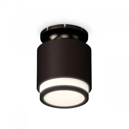 Комплект накладного светильника Ambrella light Techno Spot XS7511063 SBK/PBK/FR черный песок/черный полированный/белый матовый (N7926, C7511, N7121)