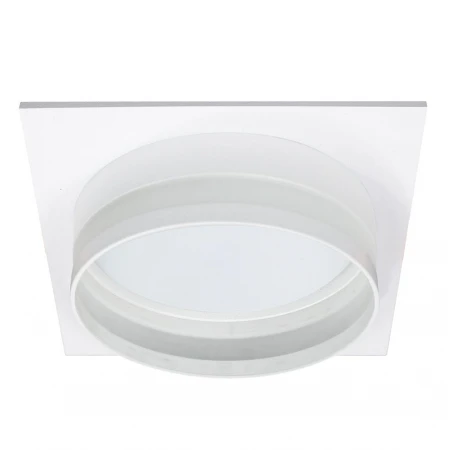 Светильник встраиваемый Feron DL703 LUNA потолочный GX70 белый квадрат 51099