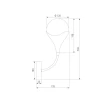 Бра Eurosvet Calyx 60169/1 никель