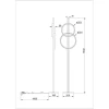Торшер Arte Lamp Fluido A3913PN-24BK