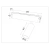 Трековый светодиодный светильник Ambrella Light Track System Magnetic 220V GL1203
