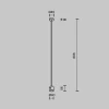 Крепление потолочное Maytoni Technical Accessories for tracks Flarity TRA159C-IPCL1-BS